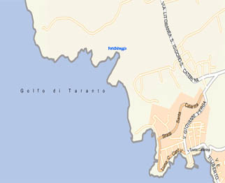 Piantina di Porto Selvaggio